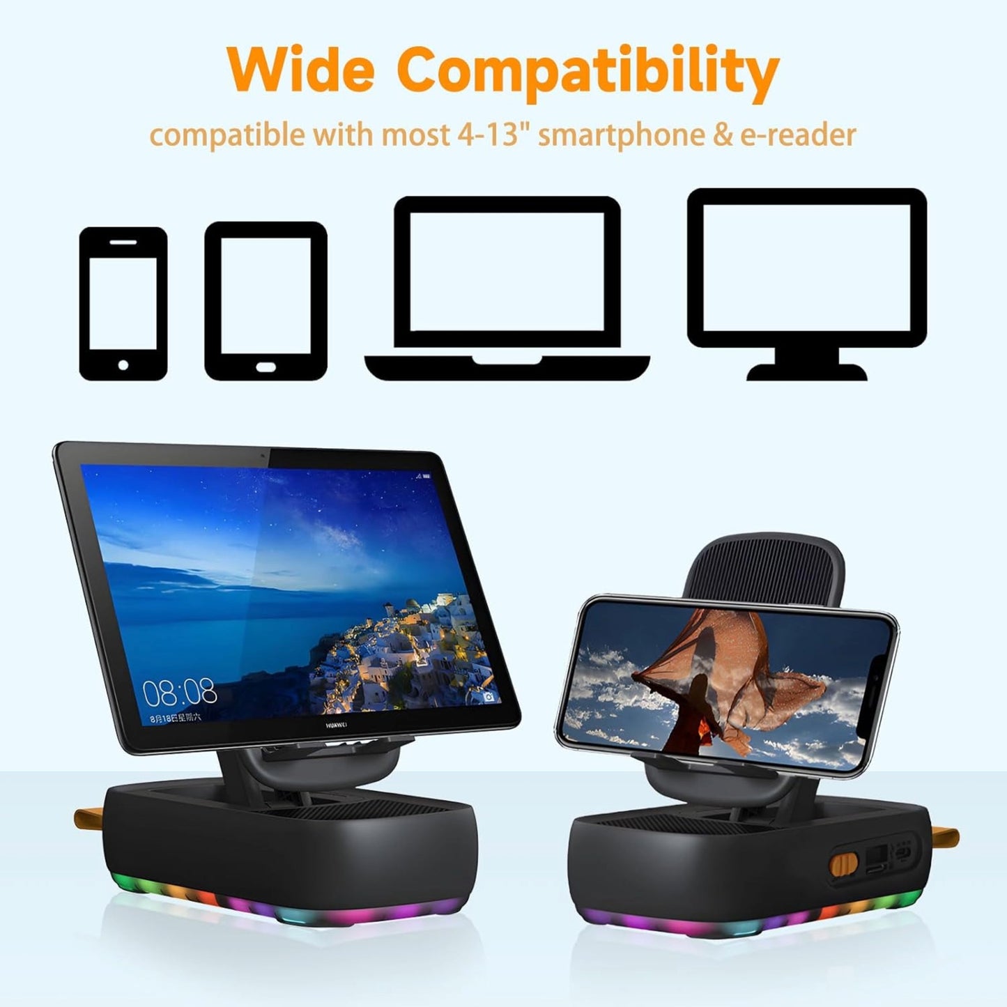 Mobile Holder With Speaker (F15)
